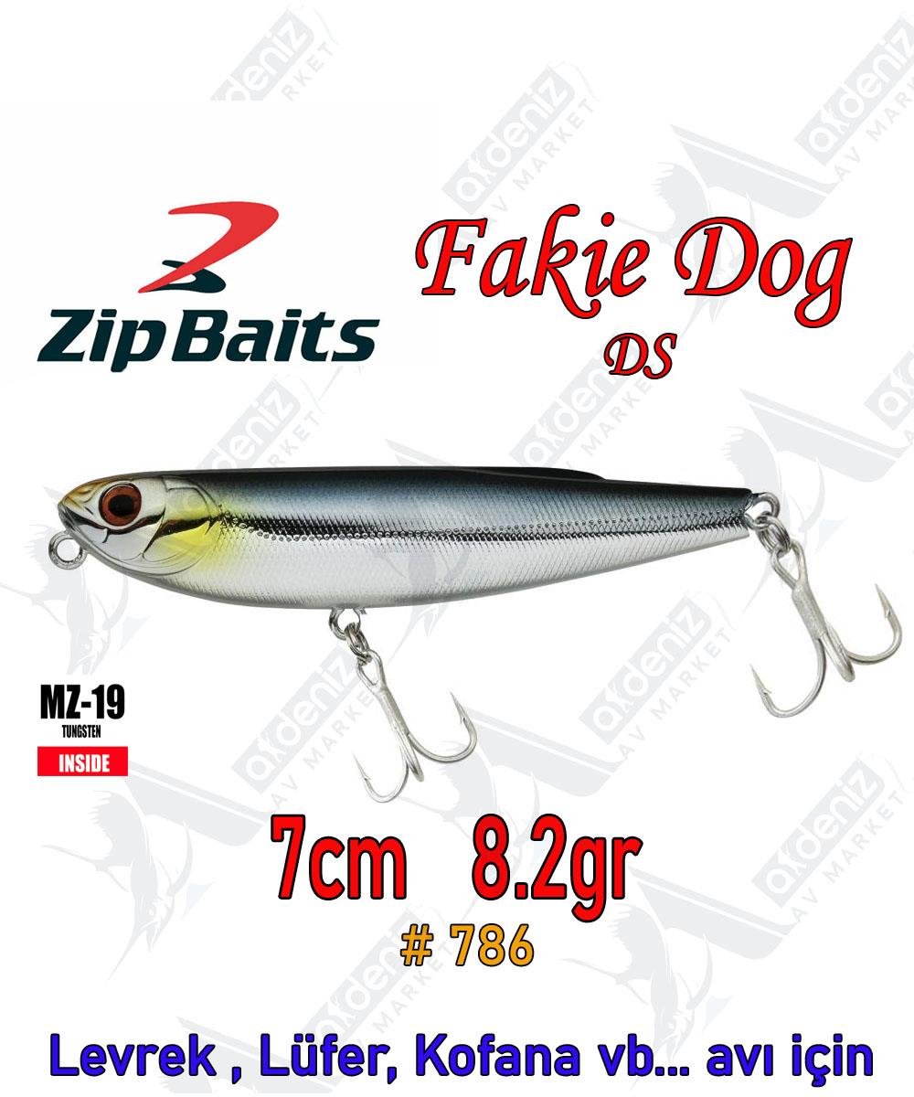 Zipbaits Fakie Dog 70mm 8.2gr Su Üstü WTD Maket Balık Color:786ZİPBAİTS