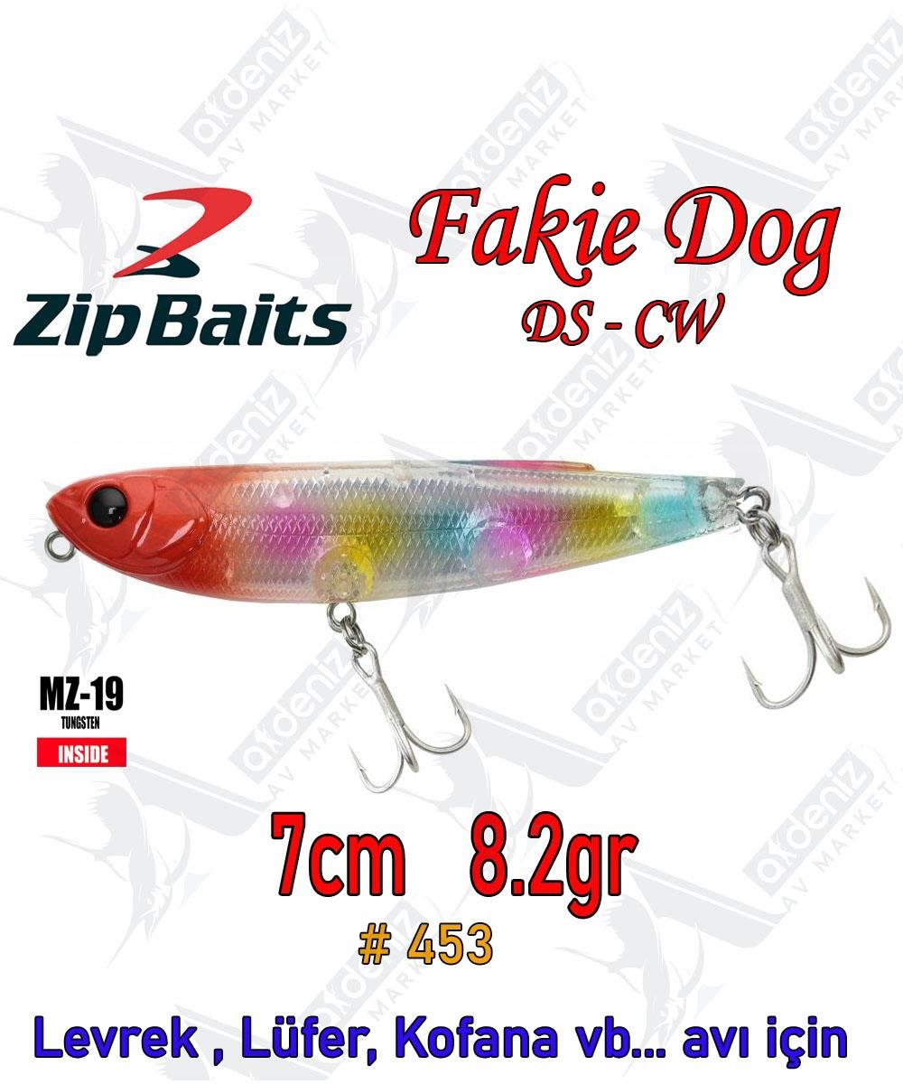 Zipbaits Fakie Dog 70mm 8.2gr Su Üstü WTD Maket Balık Color:453 cwZİPBAİTS