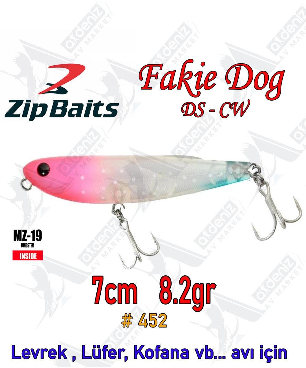 Zipbaits Fakie Dog 70mm 8.2gr Su Üstü WTD Maket Balık Color:452 cwZİPBAİTS
