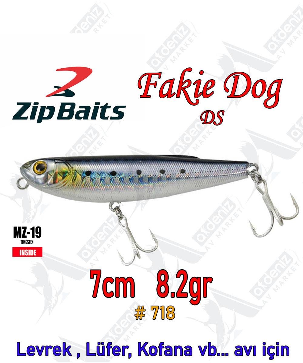 Zipbaits Fakie Dog 70mm 8.2gr Su Üstü WTD Maket Balık Color:718ZİPBAİTS
