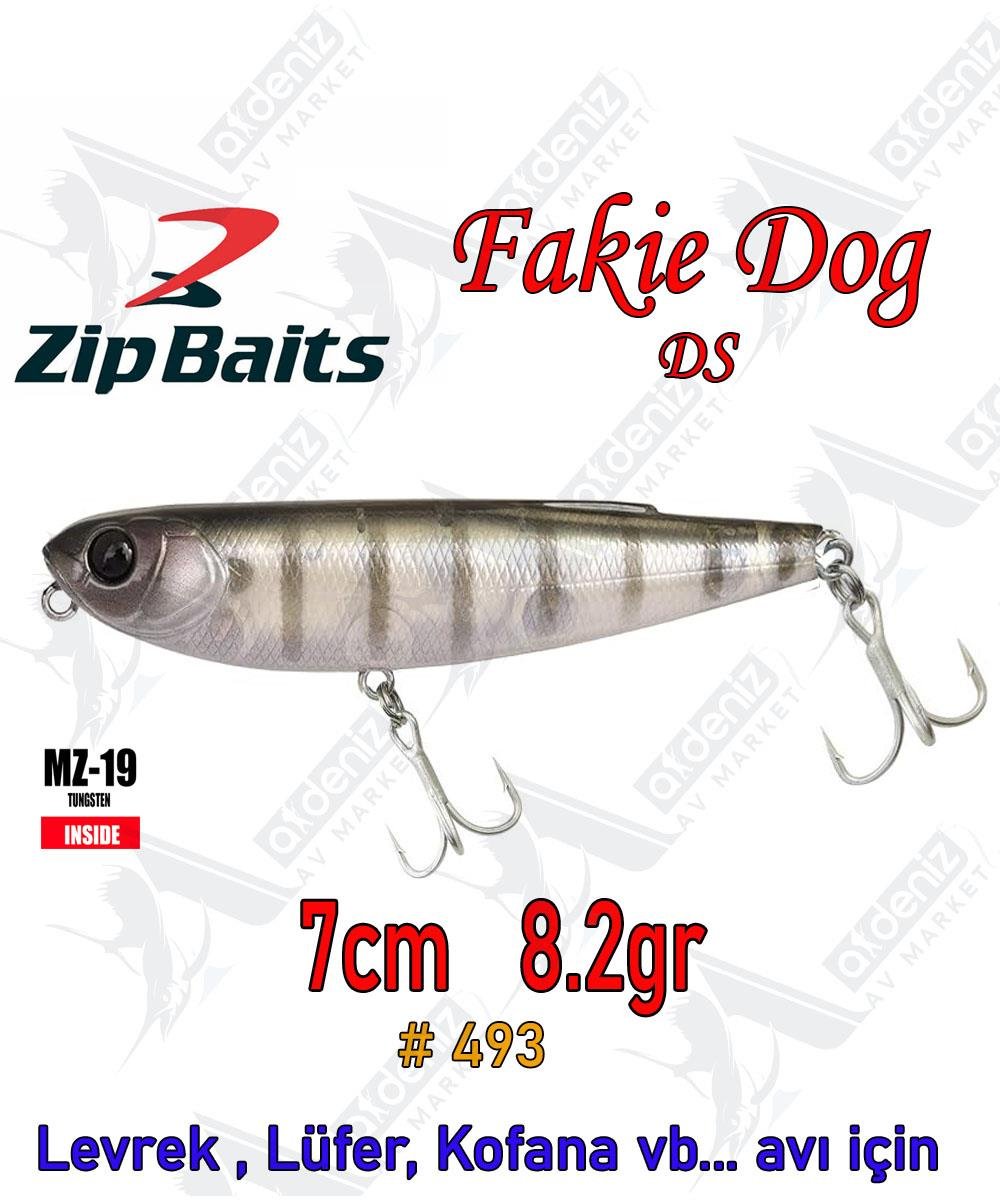 Zipbaits Fakie Dog 70mm 8.2gr Su Üstü WTD Maket Balık Color:493ZİPBAİTS