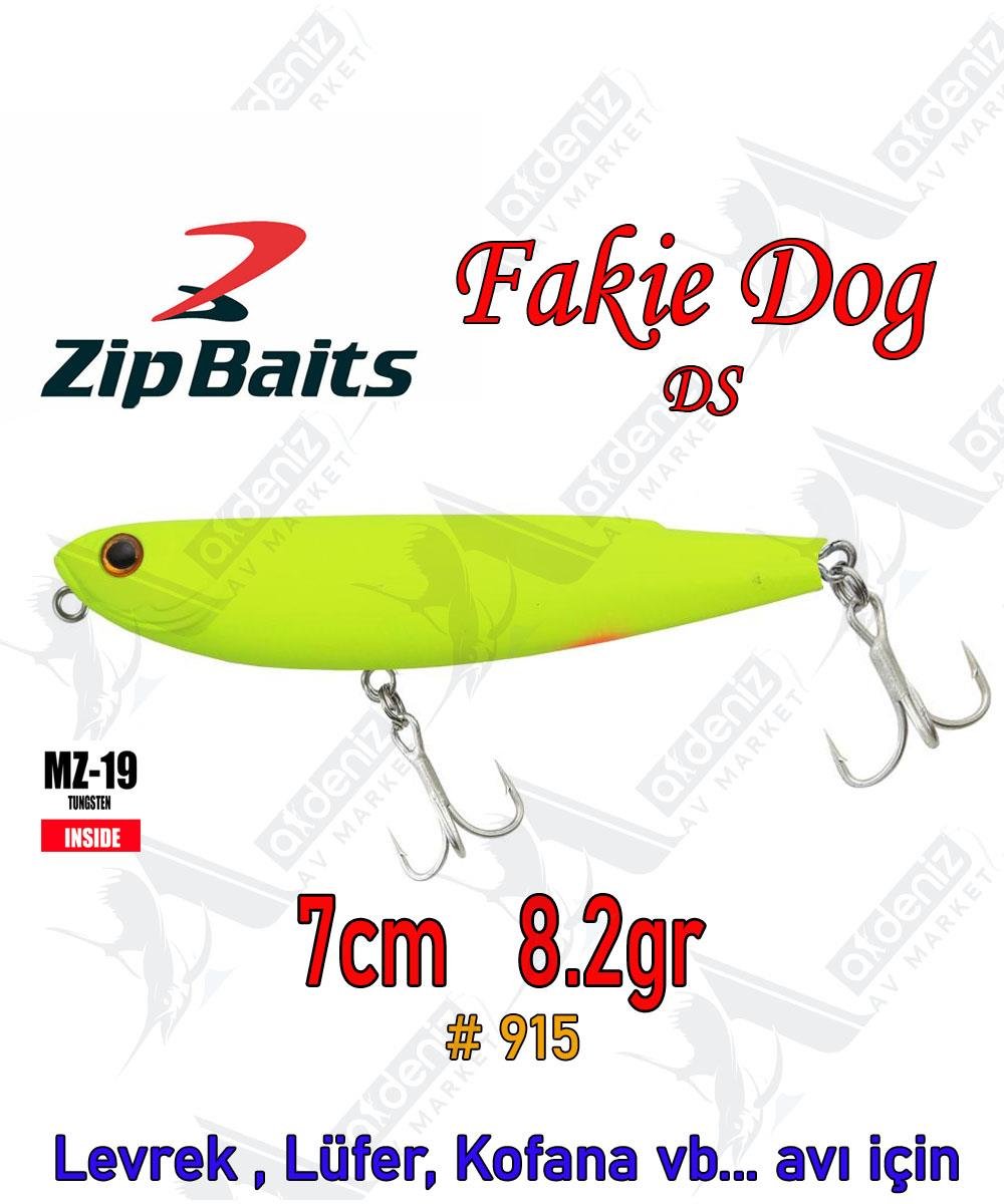 Zipbaits Fakie Dog 70mm 8.2gr Su Üstü WTD Maket Balık Color:915ZİPBAİTS