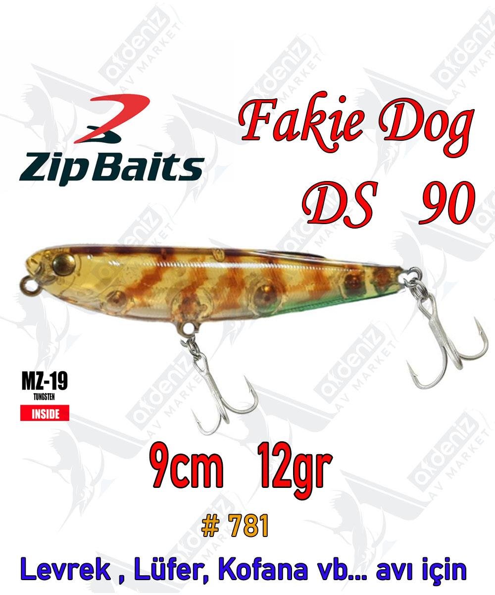 Zipbaits Fakie Dog 90mm 12gr Su Üstü WTD Maket Balık Color:781ZİPBAİTS