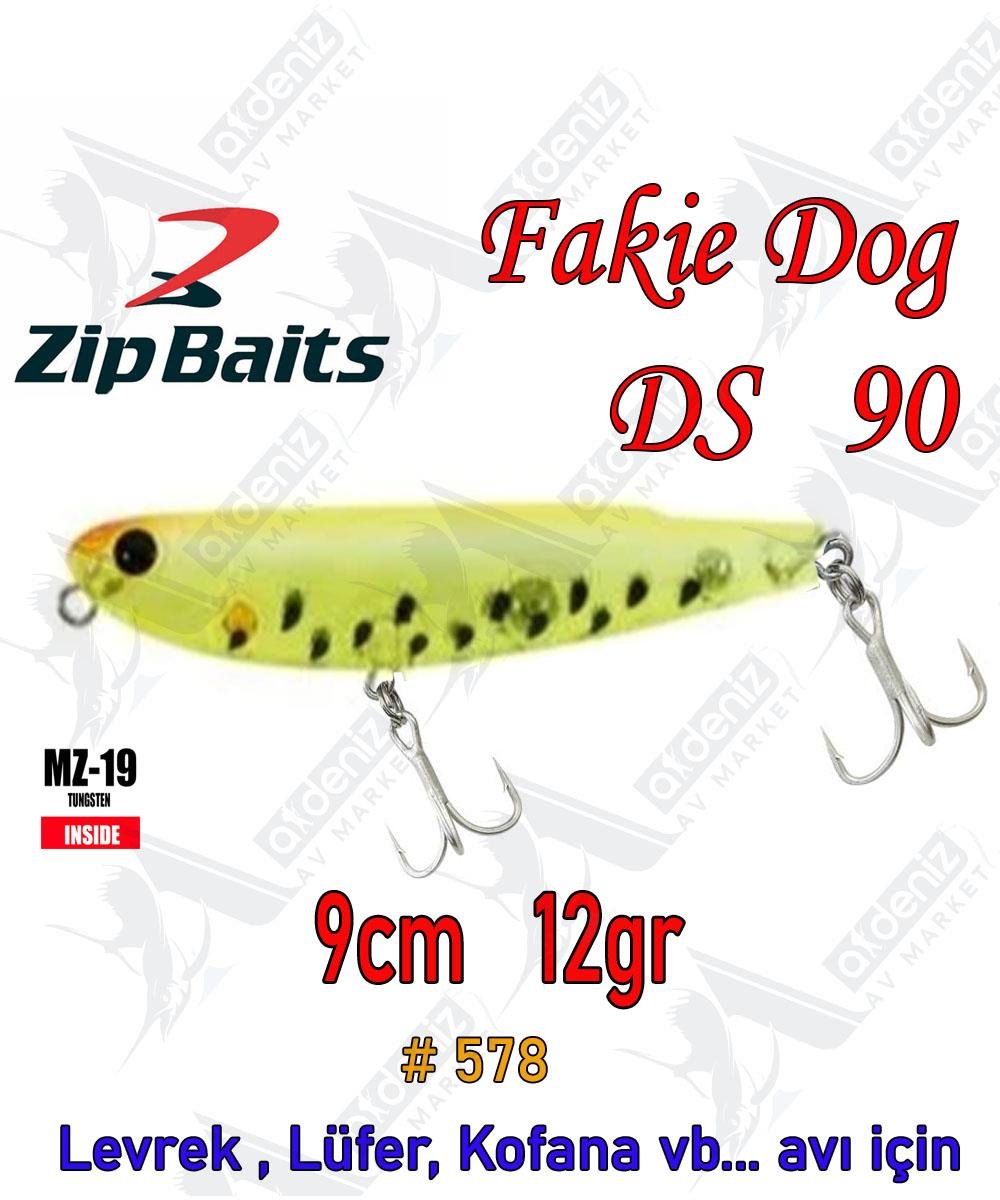 Zipbaits Fakie Dog 90mm 12gr Su Üstü WTD Maket Balık Color:578ZİPBAİTS