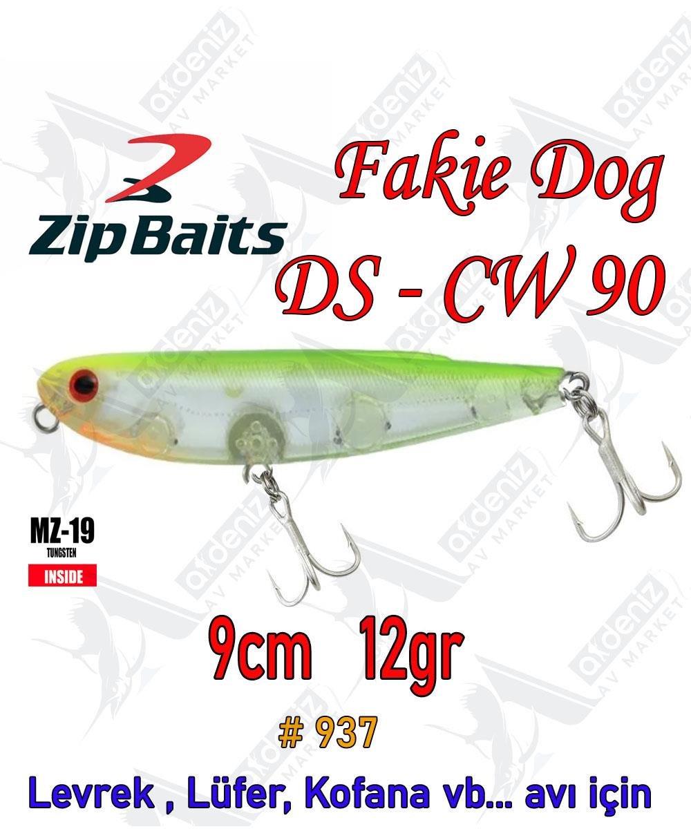 Zipbaits Fakie Dog 90mm 12gr Su Üstü WTD Maket Balık Color:937 cwZİPBAİTS