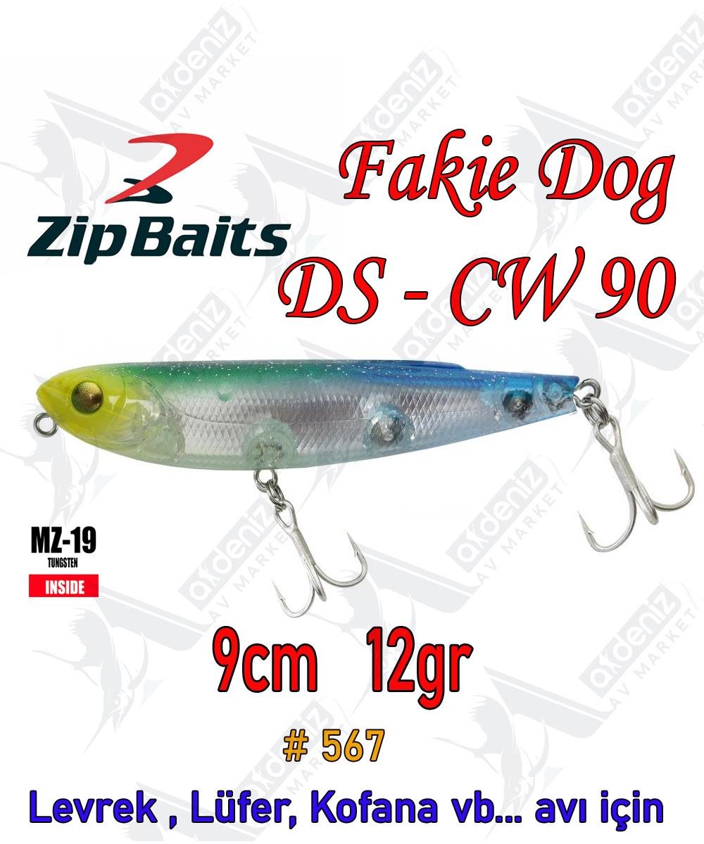 Zipbaits Fakie Dog 90mm 12gr Su Üstü WTD Maket Balık Color:567 cwZİPBAİTS