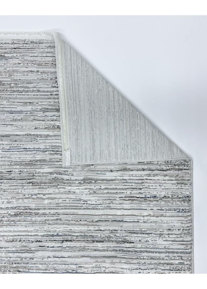 Nova 1123 Minimalist Kendinden Çizgi Desenli Mavi Renk Geçişli Kesme Yolluk Koridor Halısı