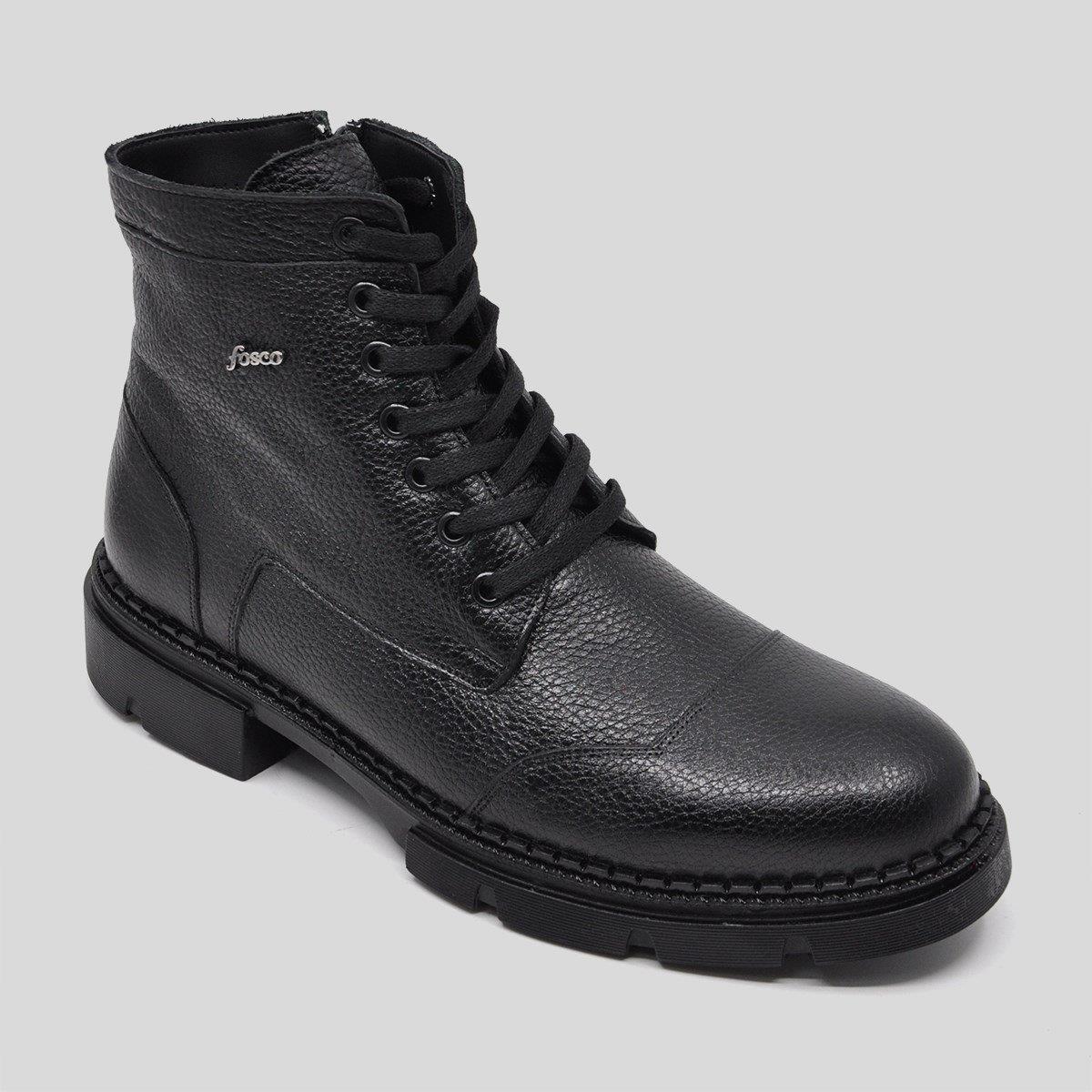 Fosco Hakiki Deri Kışlık Erkek Bot 2901 551