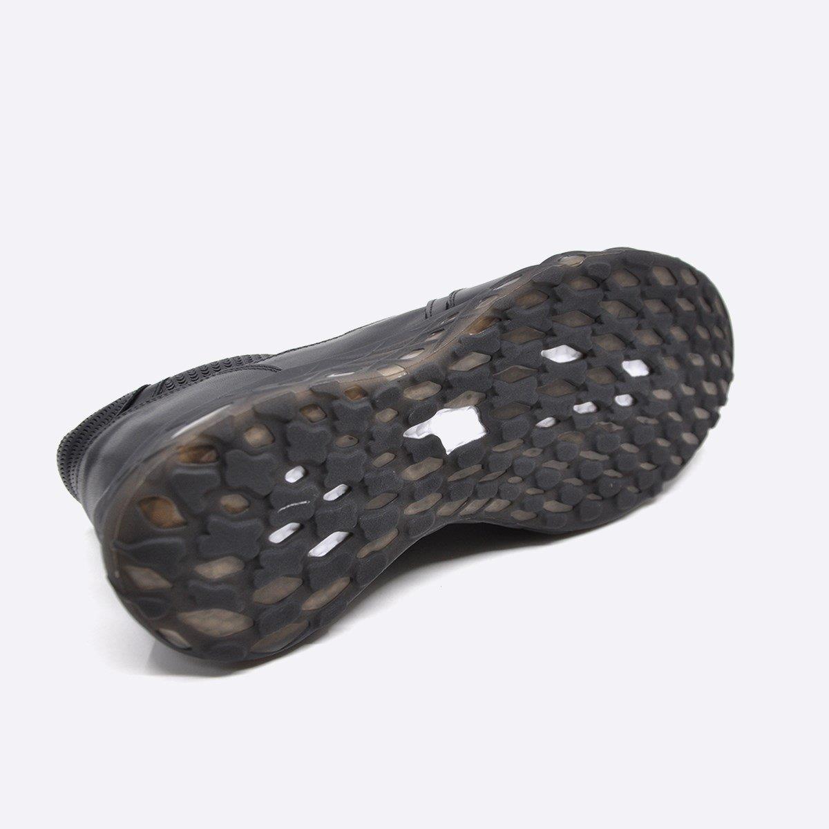 Fosco Hakiki Deri Siyah Sneaker Erkek Ayakkabı 9828 100