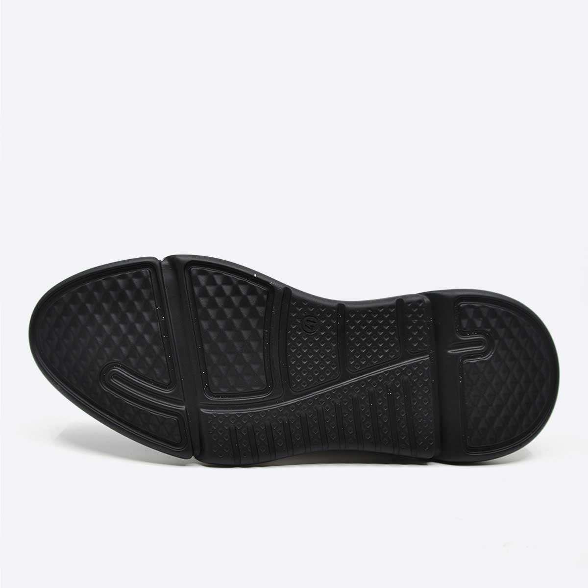 Fosco Hakiki Deri Siyah Sneaker Erkek Ayakkabı 2880 430 710