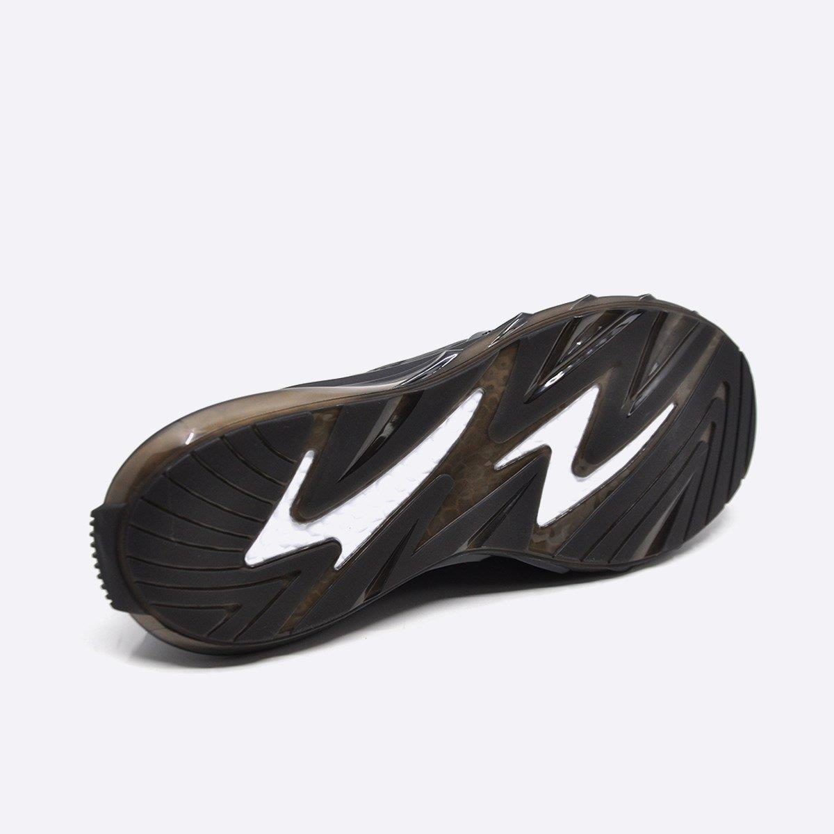 Fosco Hakiki Deri Sneaker Erkek Ayakkabı Siyah 9871 100