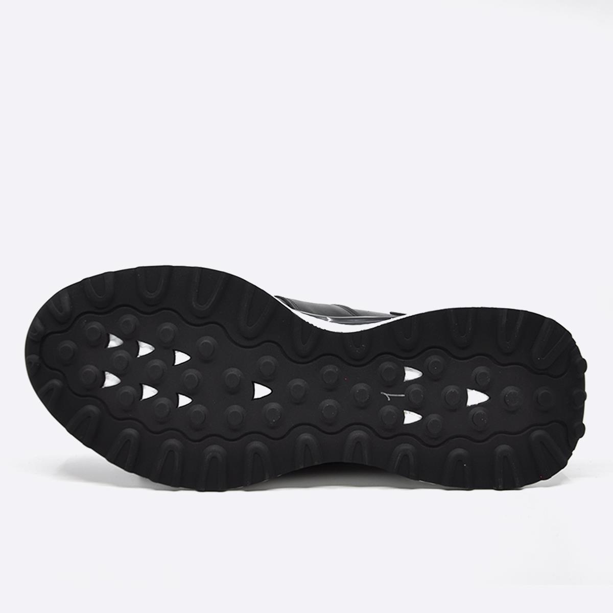 Fosco Hakiki Deri Sneaker Erkek Ayakkabı Siyah 2892 306