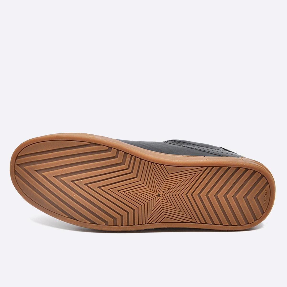 Fosco Hakiki Deri Sneakers Erkek Ayakkabı Siyah 9867