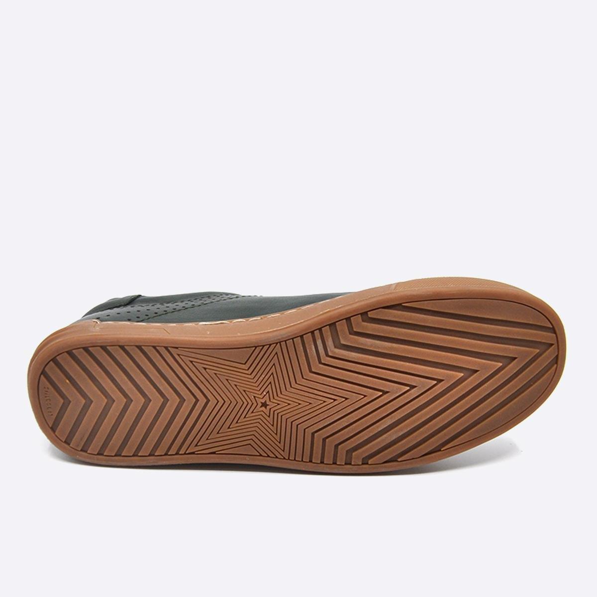 Fosco Hakiki Deri Sneakers Erkek Ayakkabı Yeşil 9867