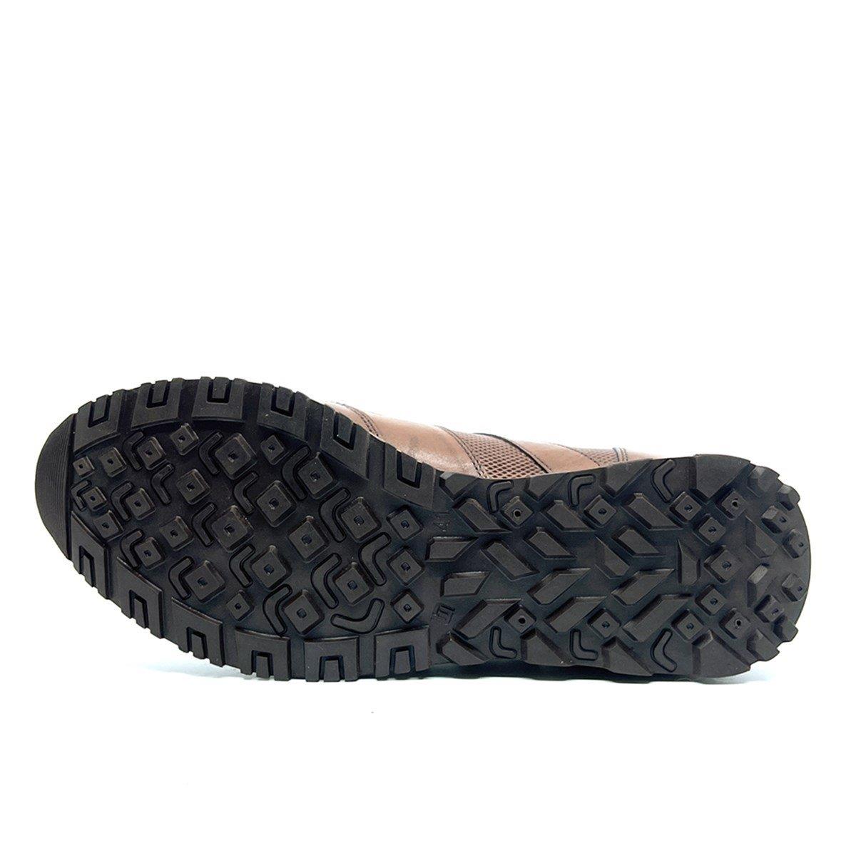 Fosco Hakiki Deri Taba Kışlık Sneaker Erkek Ayakkabı 2513 45
