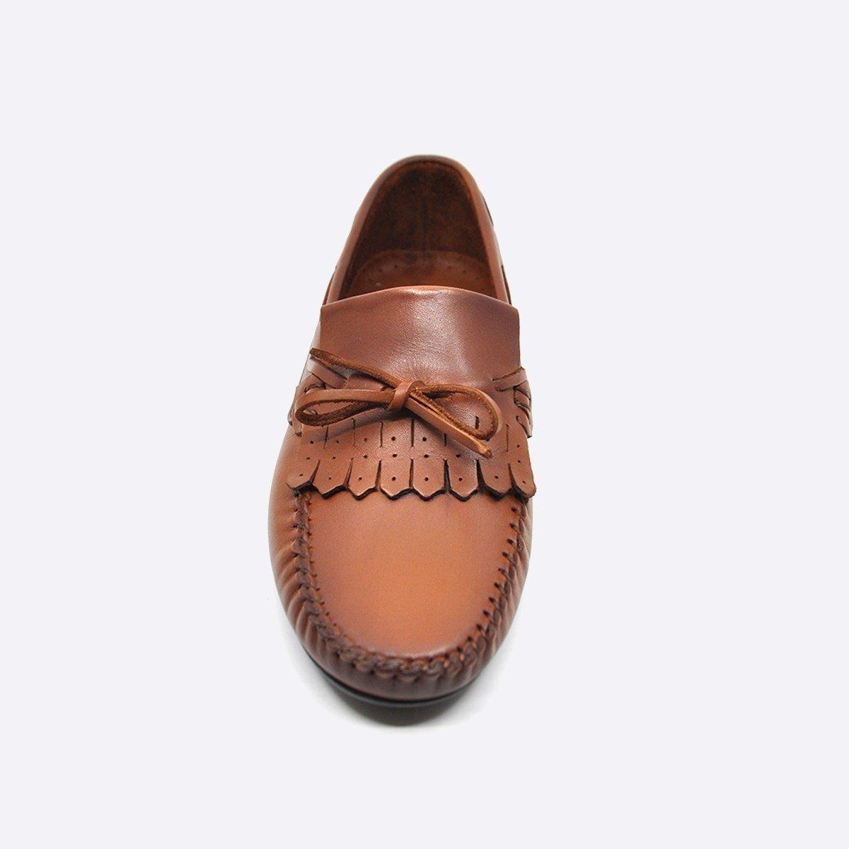 Fosco Hakiki Deri Taba Loafer Günlük Erkek Ayakkabı 9860 103