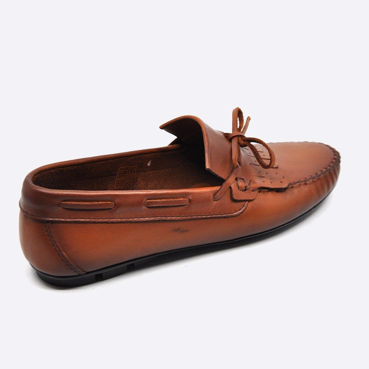 Fosco Hakiki Deri Taba Loafer Günlük Erkek Ayakkabı 9860 103
