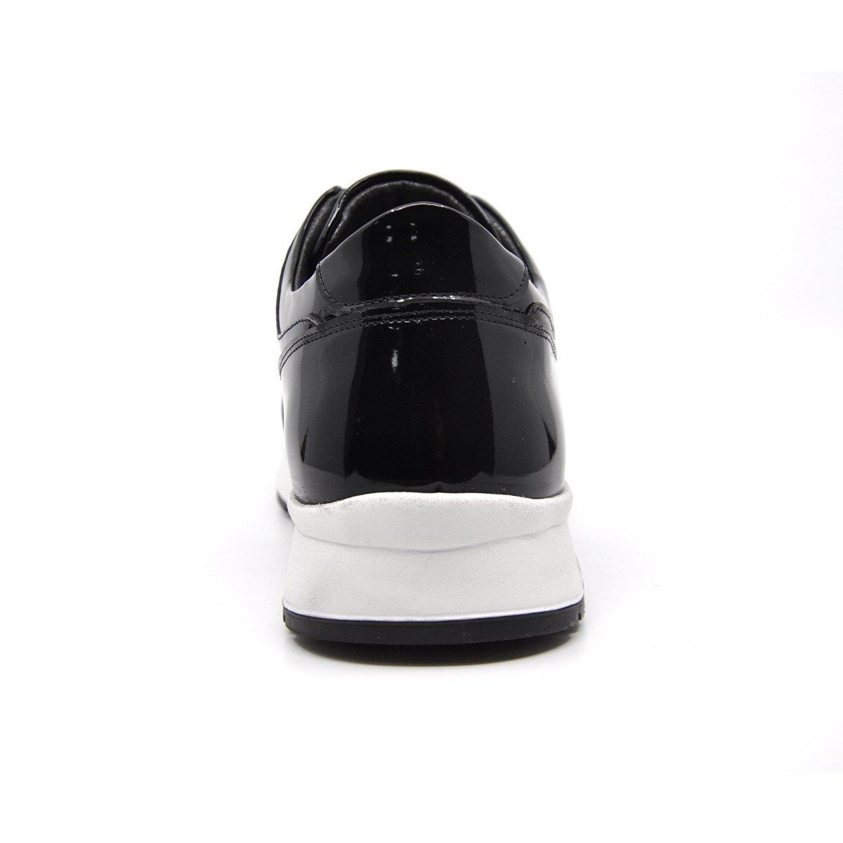 Fosco Rugan Deri Siyah Erkek Sneaker Ayakkabı 2515 430 888