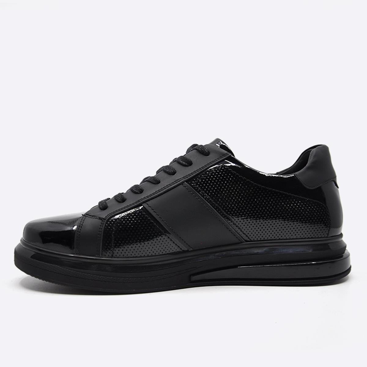 Fosco Rugan Sneaker Erkek Ayakkabı Siyah 9961
