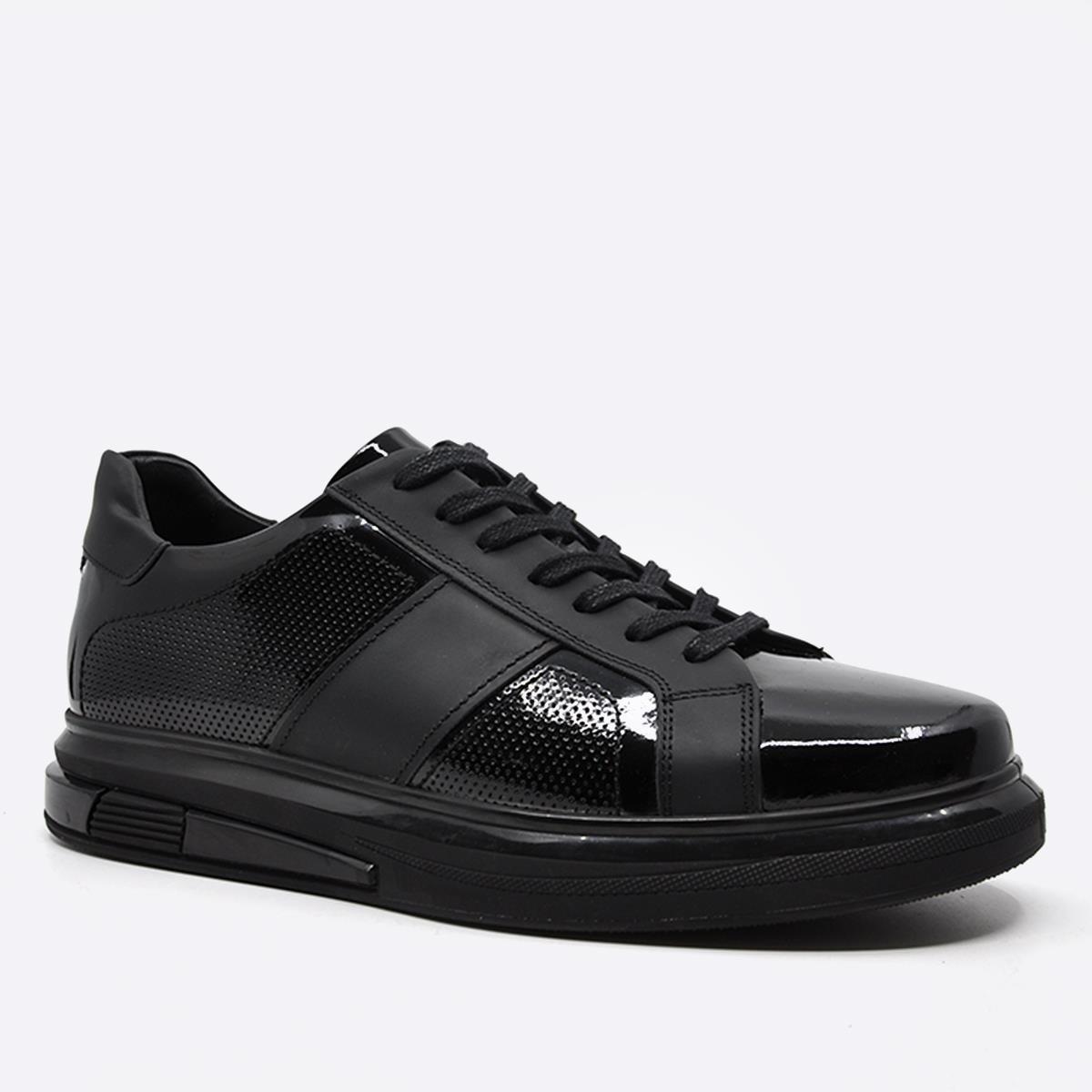 Fosco Rugan Sneaker Erkek Ayakkabı Siyah 9961