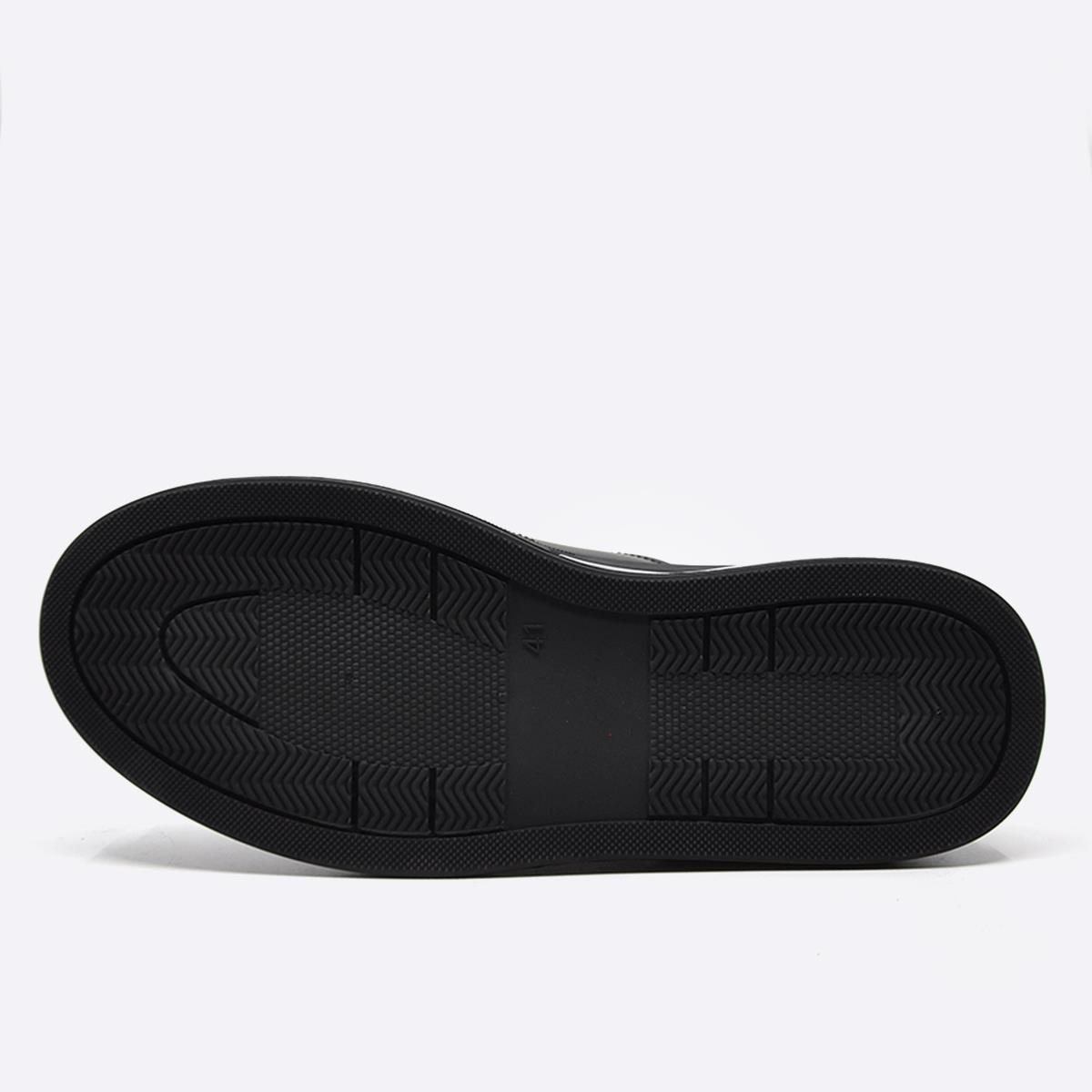 Fosco Rugan Sneaker Erkek Ayakkabı Siyah 9961