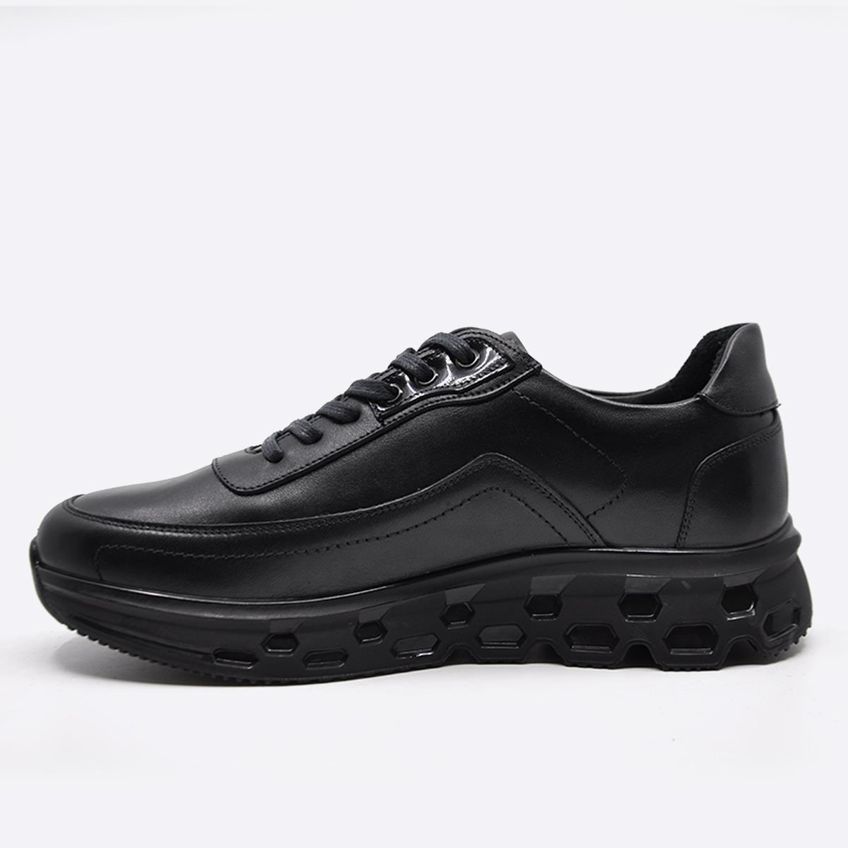 Fosco Rugan Sneaker Erkek Ayakkabı Siyah 9964