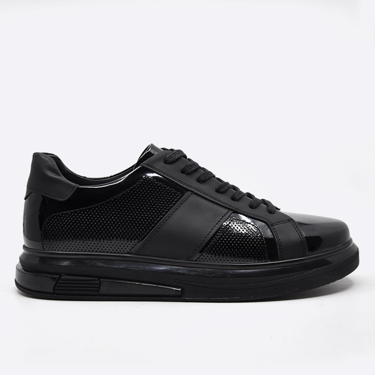 Fosco Rugan Sneaker Erkek Ayakkabı Siyah 9961