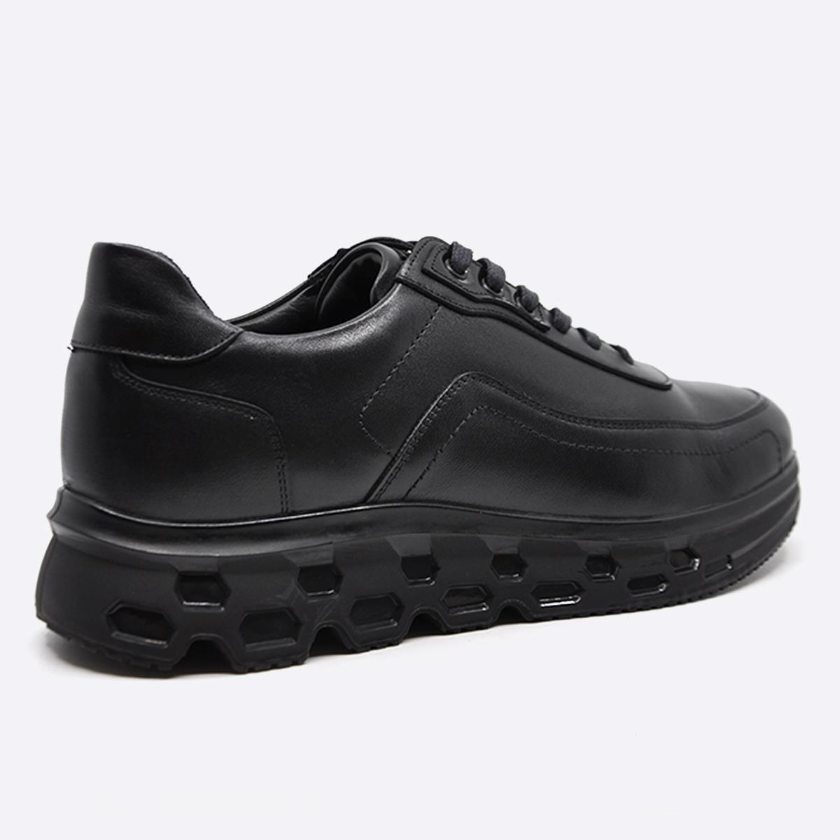 Fosco Rugan Sneaker Erkek Ayakkabı Siyah 9964