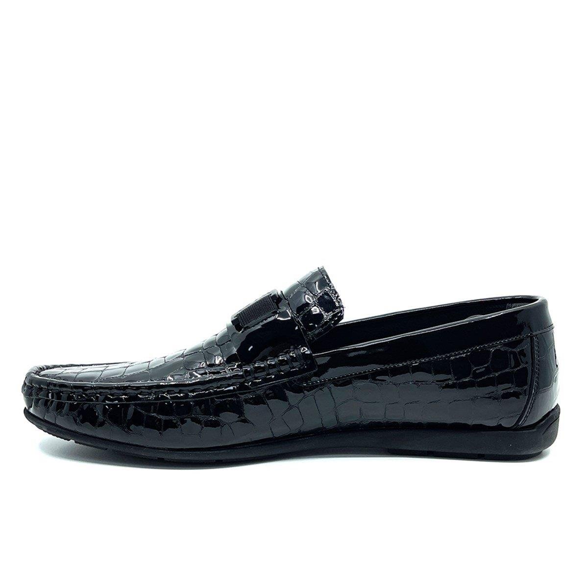 Fosco Siyah Hakiki Deri Erkek Loafer - Rok Ayakkabı 2094 589 430