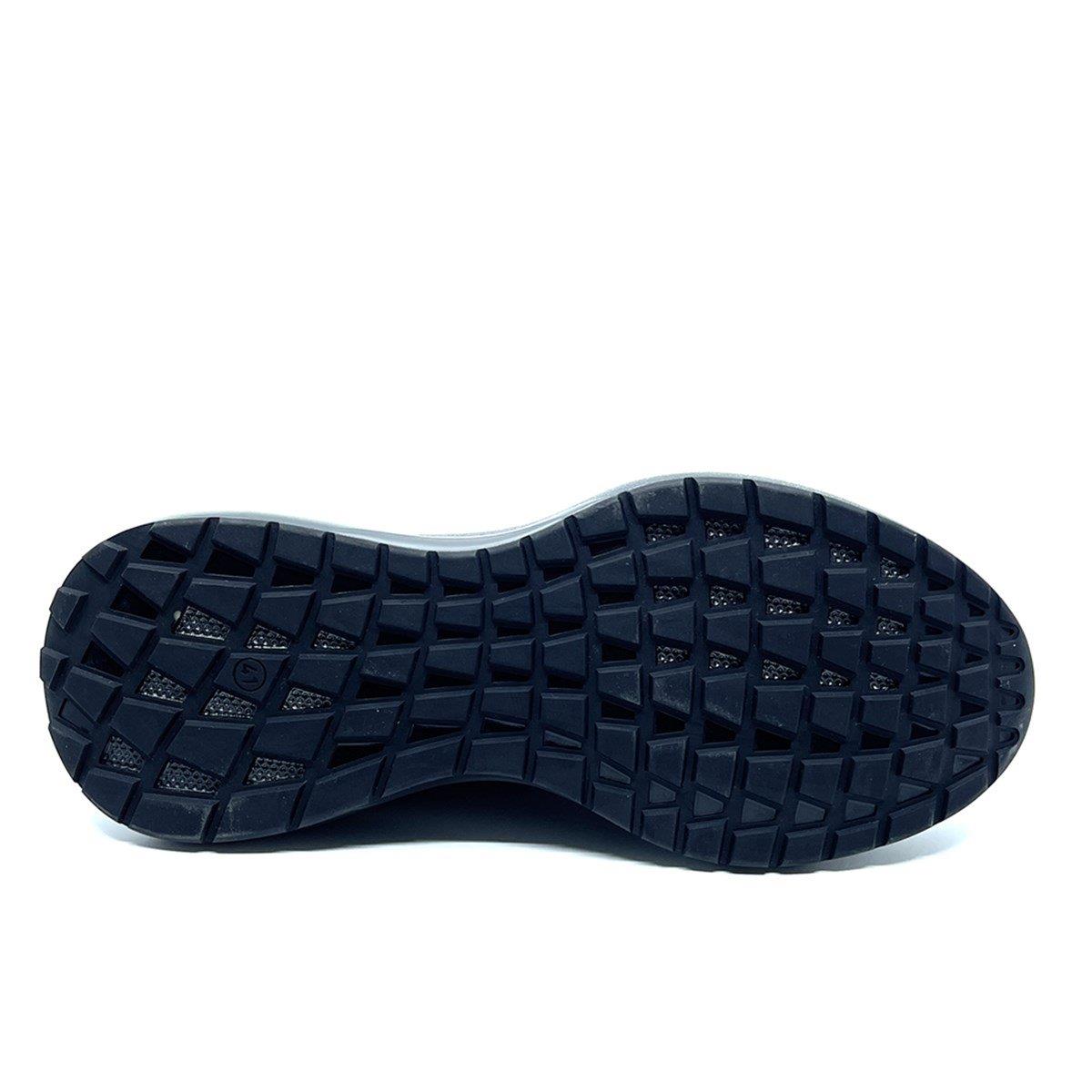Fosco Siyah Hakiki Deri Erkek Sneaker Spor Ayakkabı 2553 306 738