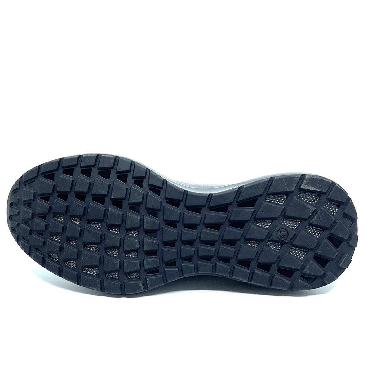 Fosco Siyah Rugan Hakiki Deri Erkek Sneaker Spor Ayakkabı 2553 305 739