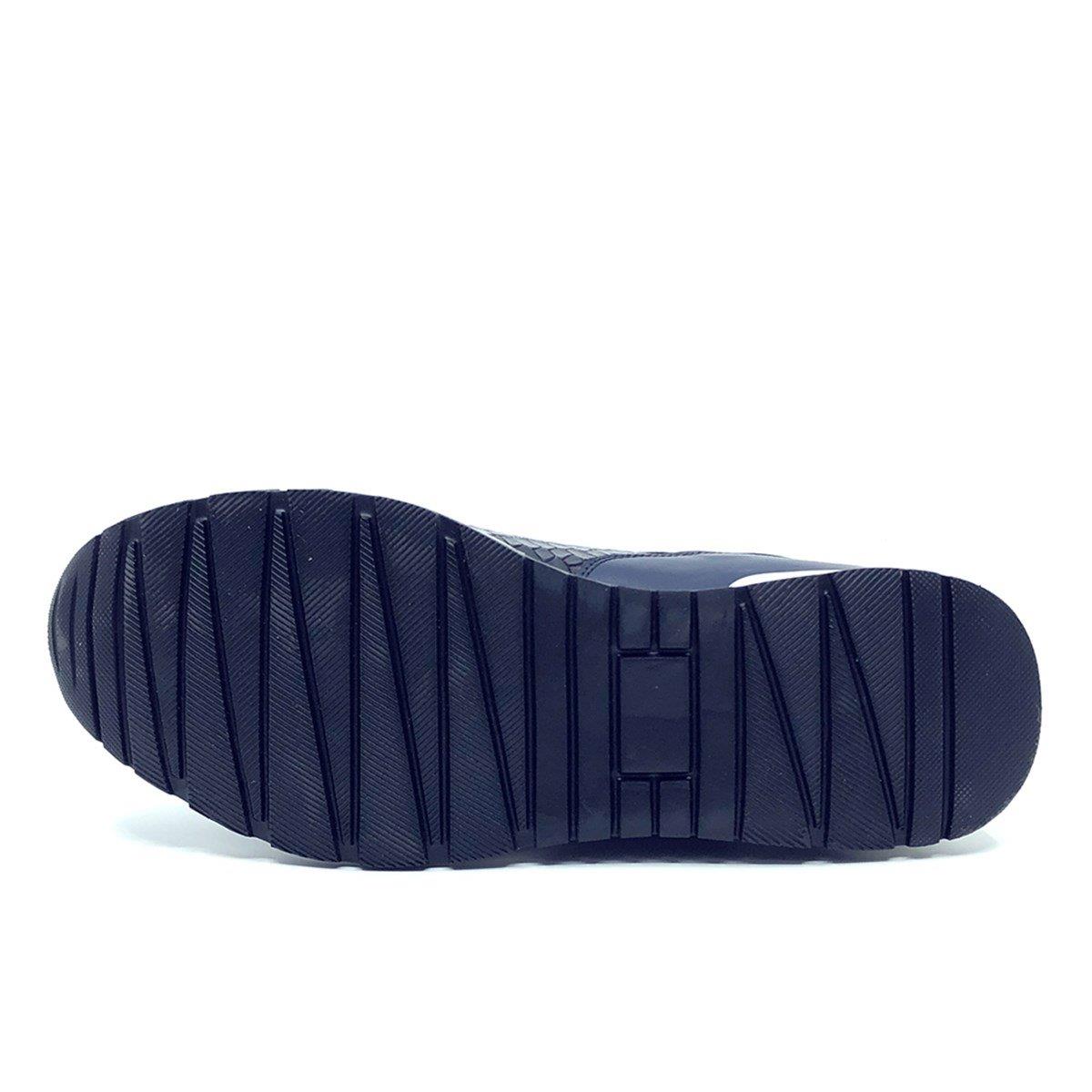 Fosco Sneakers Lacivert Hakiki Deri Erkek Ayakkabı 2550 305 285
