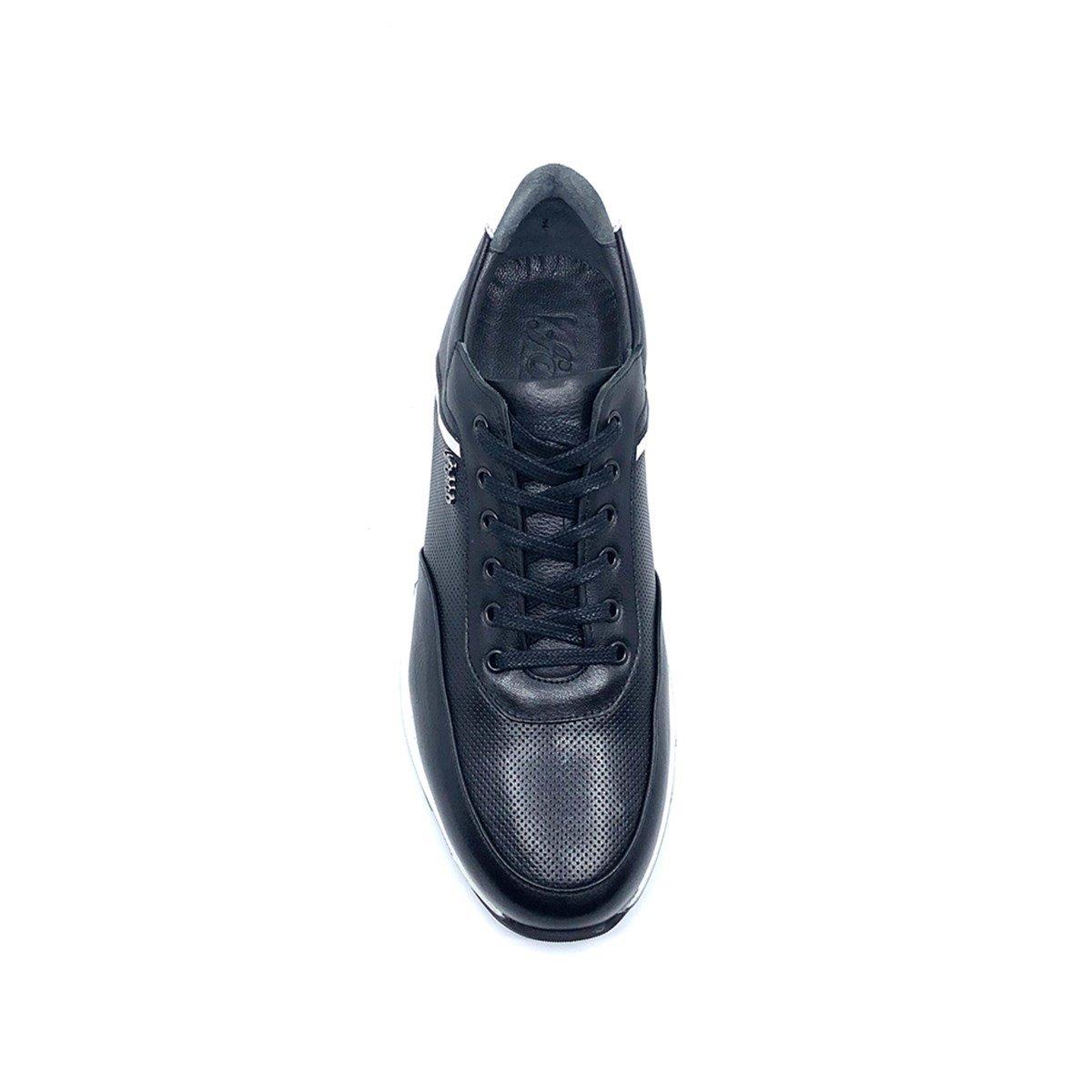 Fosco Sneakers Siyah Hakiki Deri Erkek Ayakkabı 2514 306 922