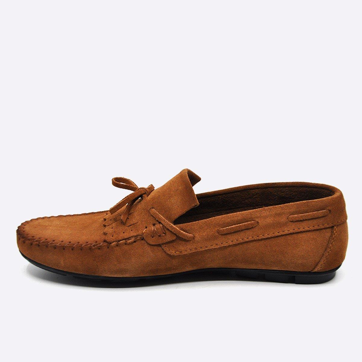 Fosco Süet Deri Taba Loafer Günlük Erkek Ayakkabı 9860 113