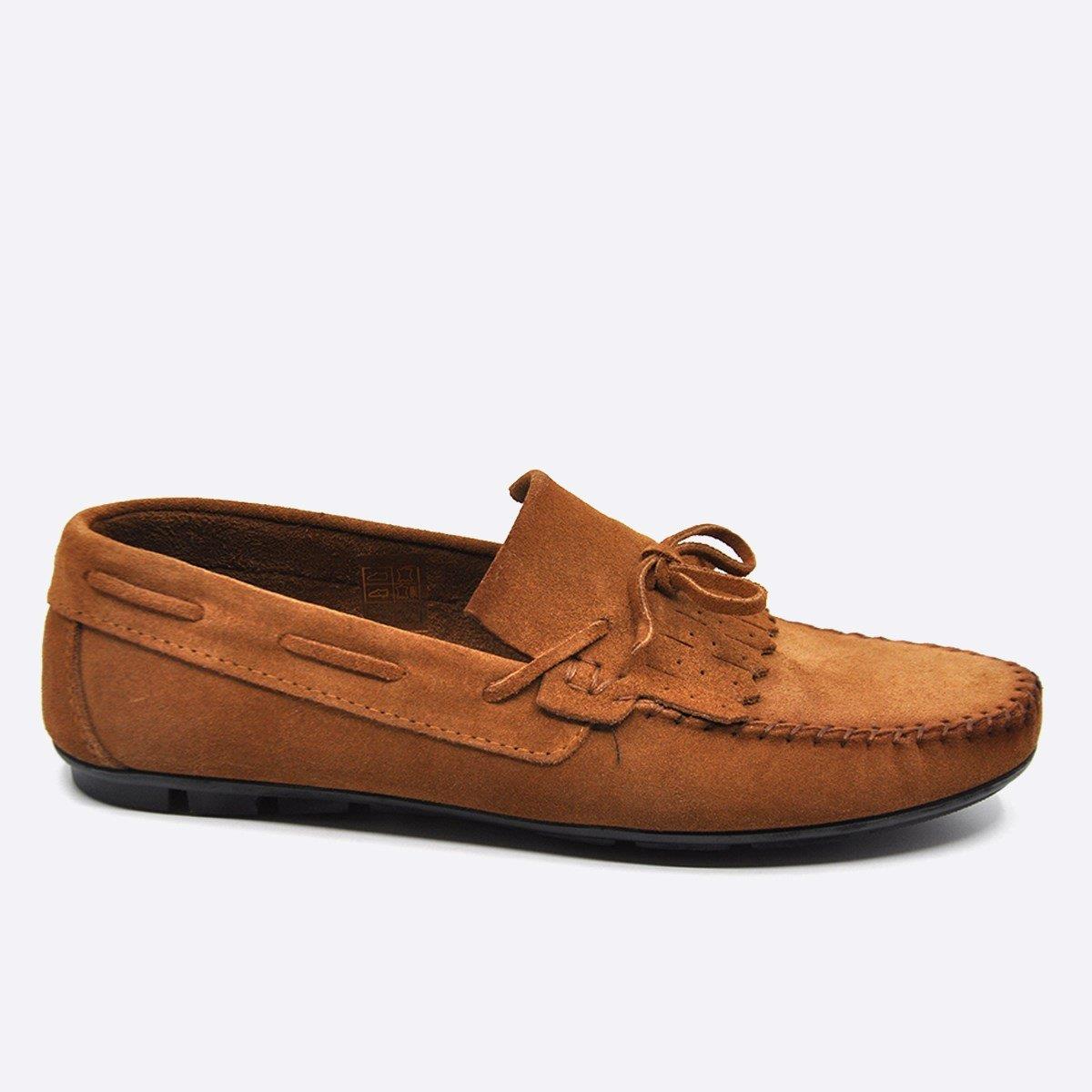 Fosco Süet Deri Taba Loafer Günlük Erkek Ayakkabı 9860 113