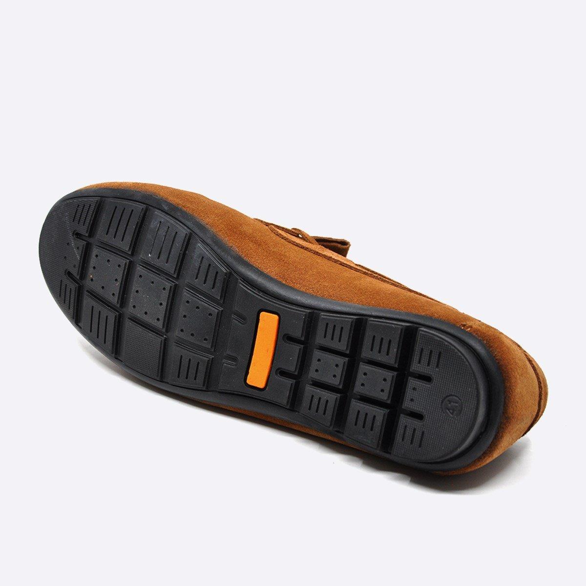 Fosco Süet Deri Taba Loafer Günlük Erkek Ayakkabı 9860 113