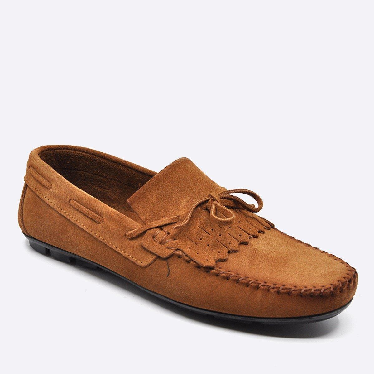 Fosco Süet Deri Taba Loafer Günlük Erkek Ayakkabı 9860 113