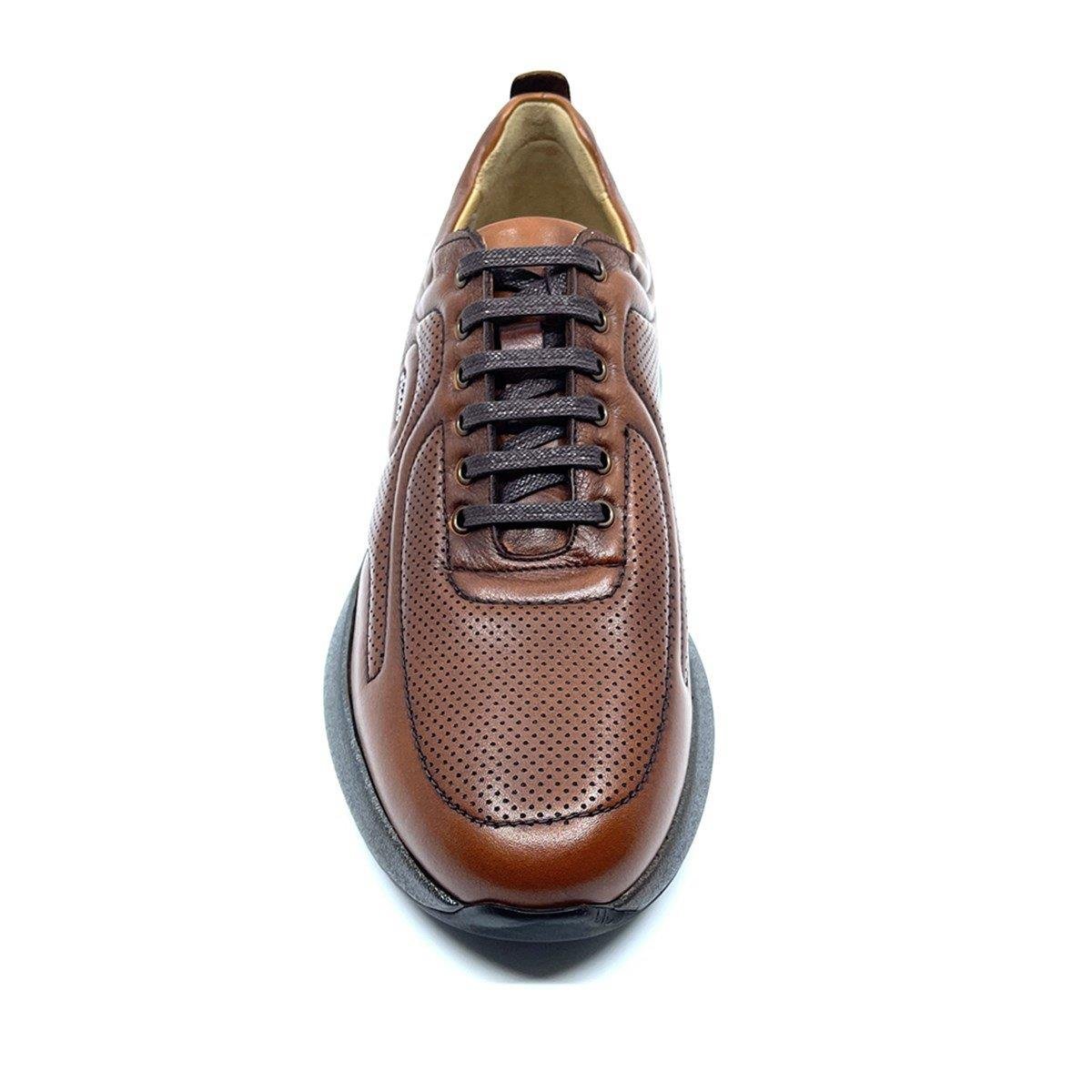 Fosco Taba Hakiki Deri Sneaker Ayakkabı 2725 686