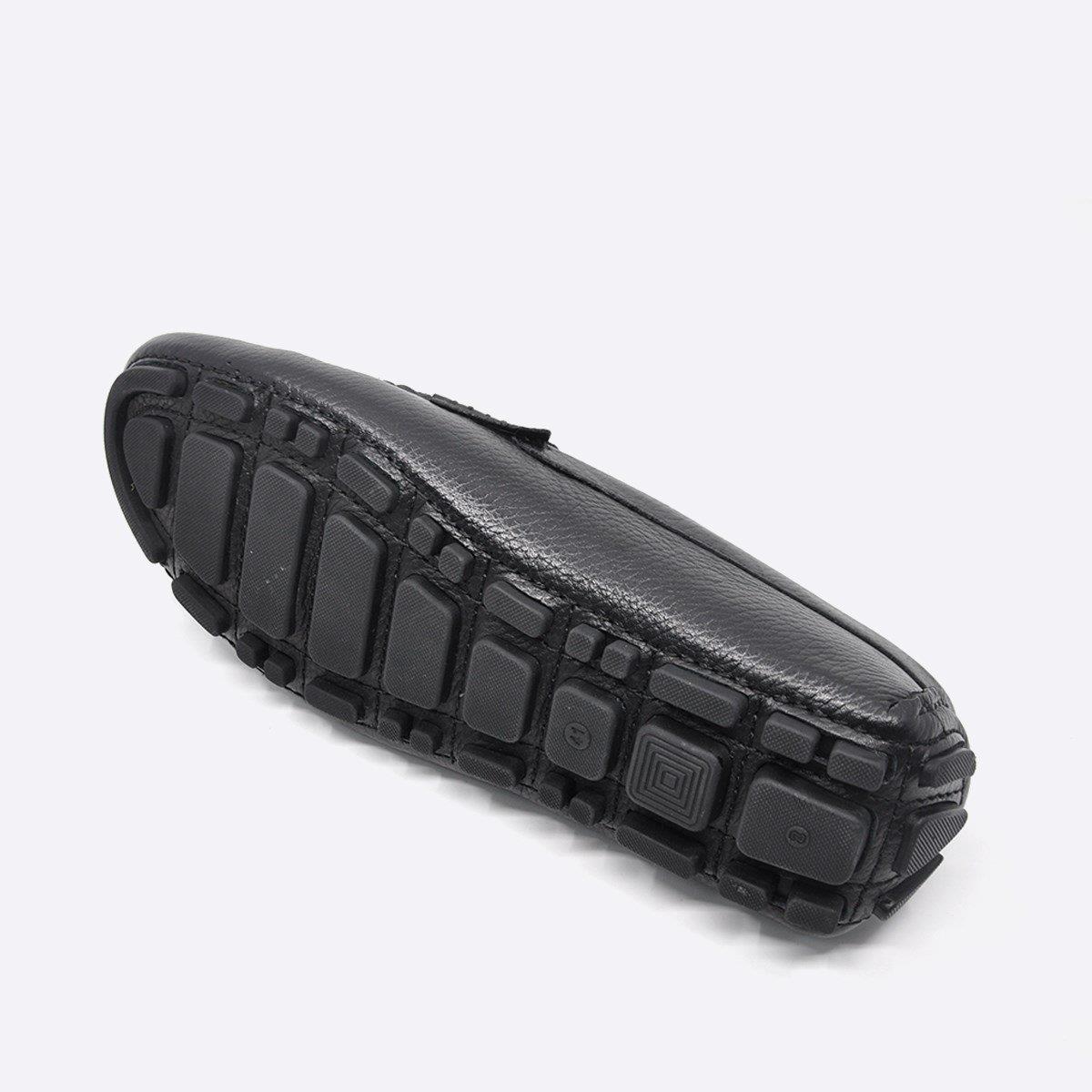 Fosco Yazlık Loafer Erkek Ayakkabı Siyah Anakonda 9847