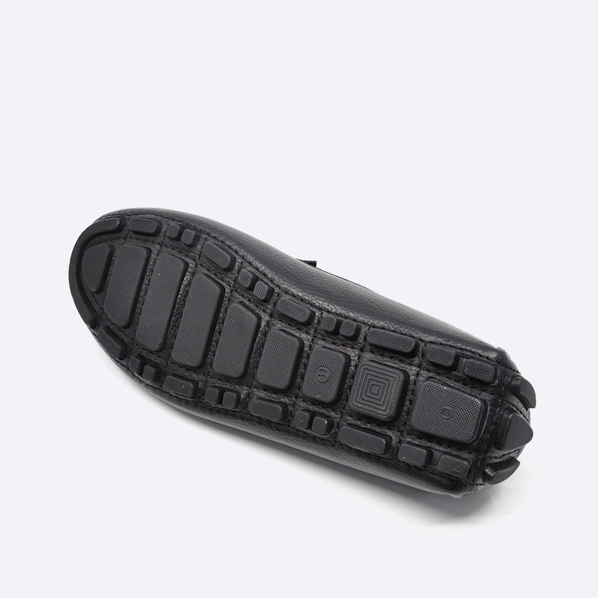 Fosco Yazlık Loafer Erkek Ayakkabı Siyah Kroko 9848