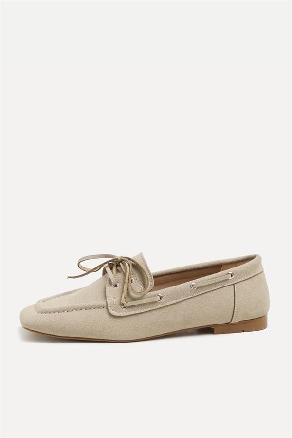 Majensia 255009 Şık ve Rahat Loafer - BEJ