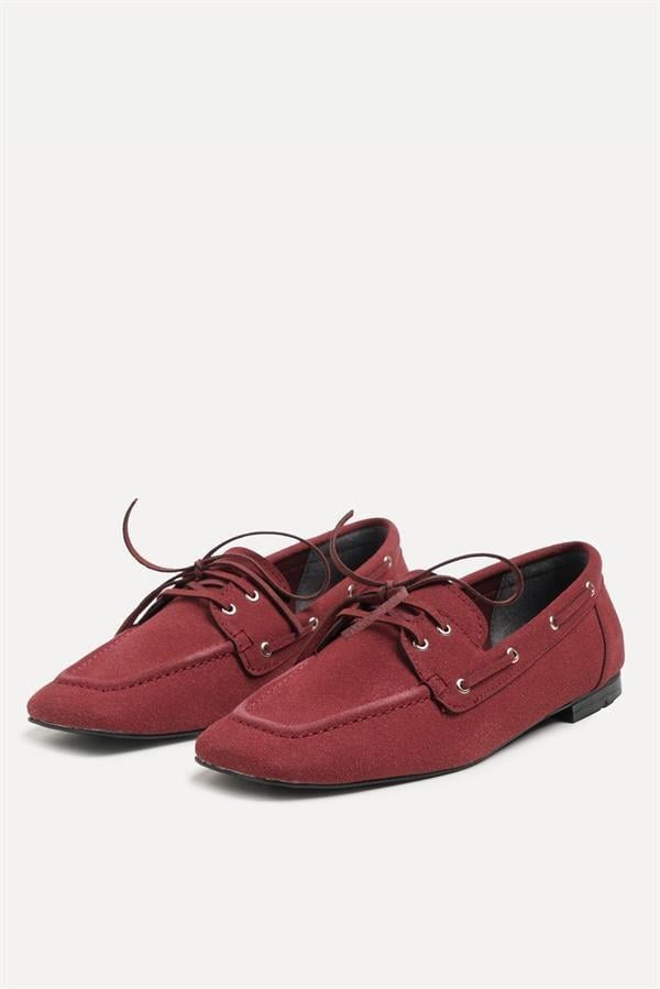Majensia 255009 Şık ve Rahat Loafer - BORDO