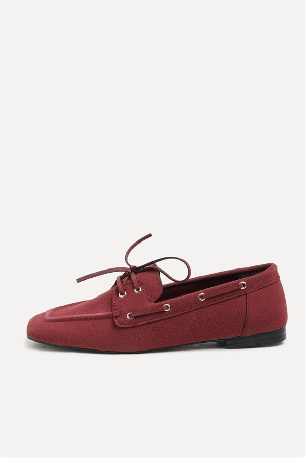 Majensia 255009 Şık ve Rahat Loafer - BORDO
