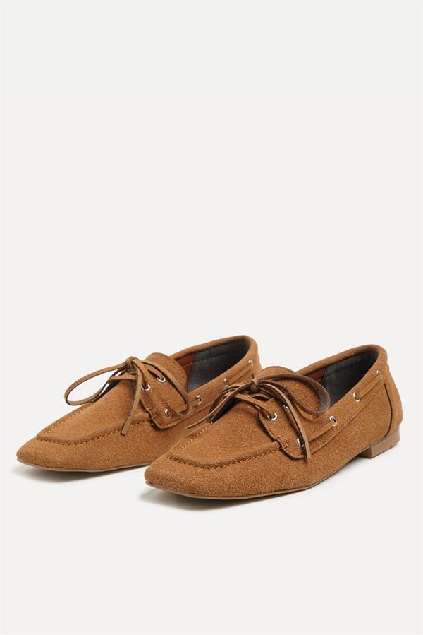 Majensia 255009 Şık ve Rahat Loafer - TABA