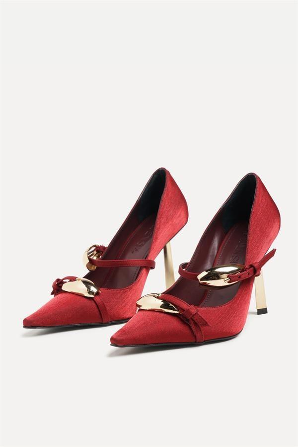 Majensia 255015 Şık Ayakkabı - BORDO