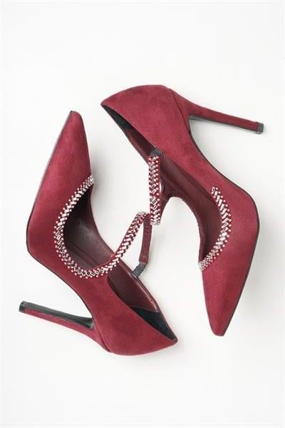Majensia 255017 Şık Ayakkabı - BORDO