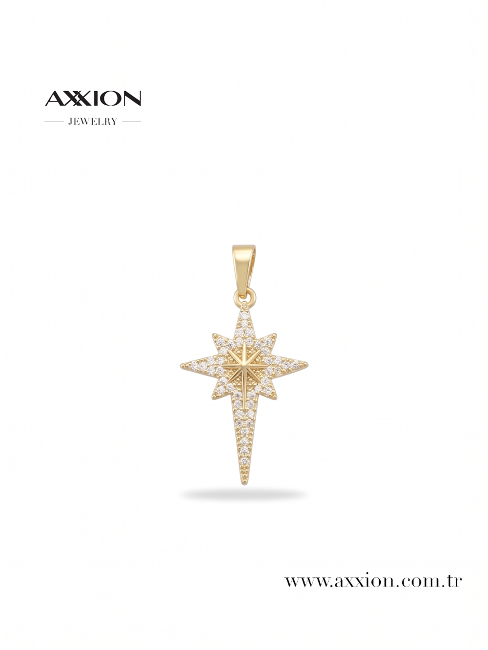 AXXION 14K Kolye Ucu GOLD