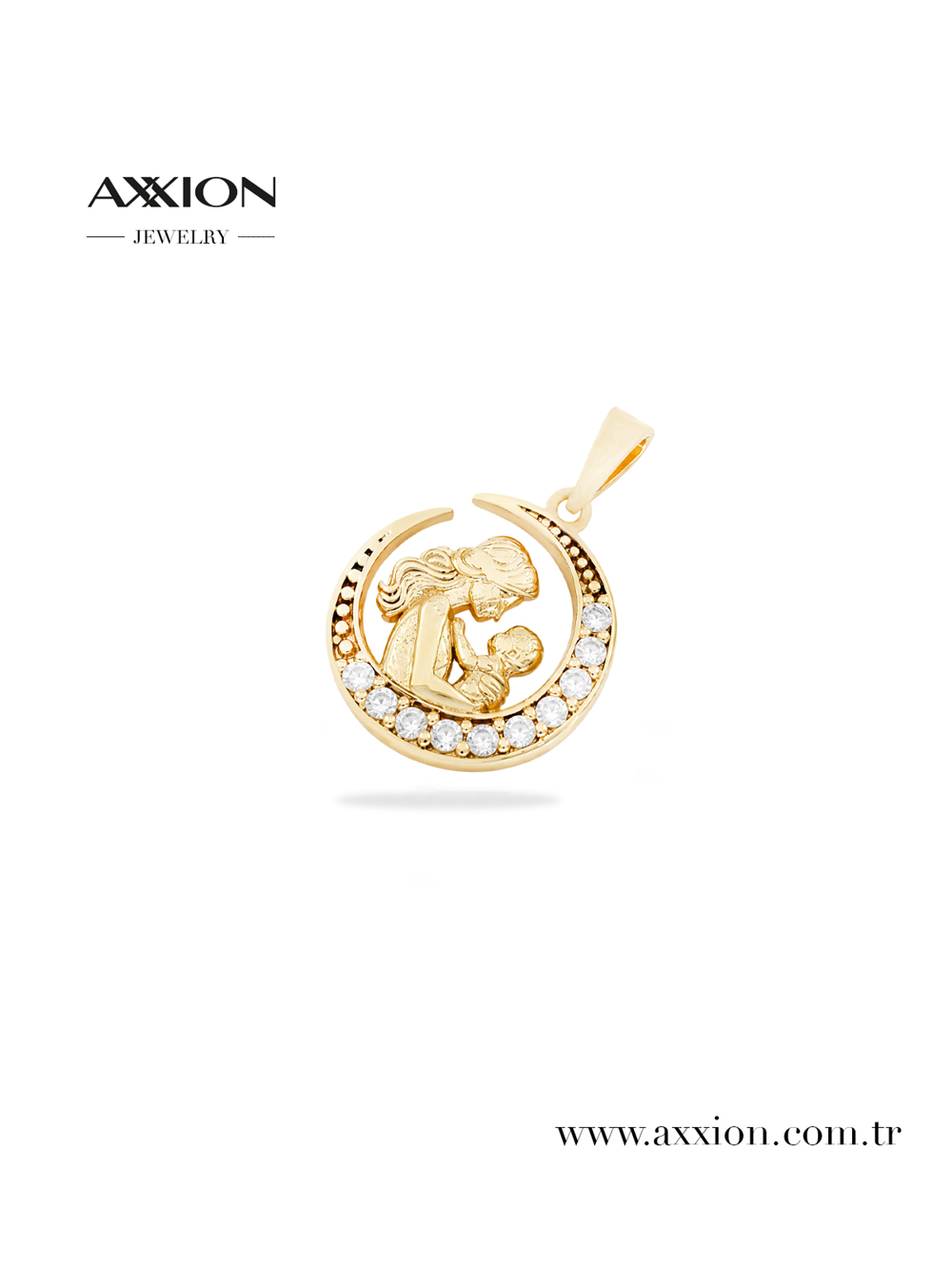 AXXION 14K Kolye Ucu GOLD