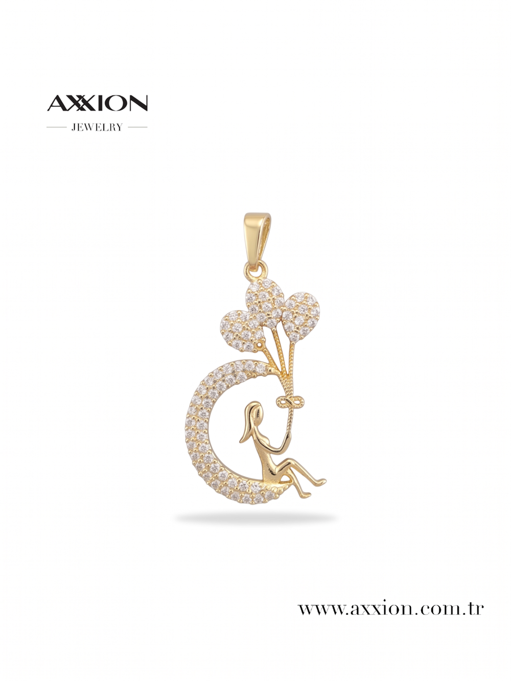 AXXION 14K Kolye Ucu GOLD