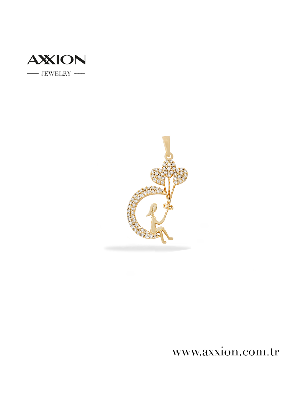 AXXION 14K Kolye Ucu GOLD 12 Adet